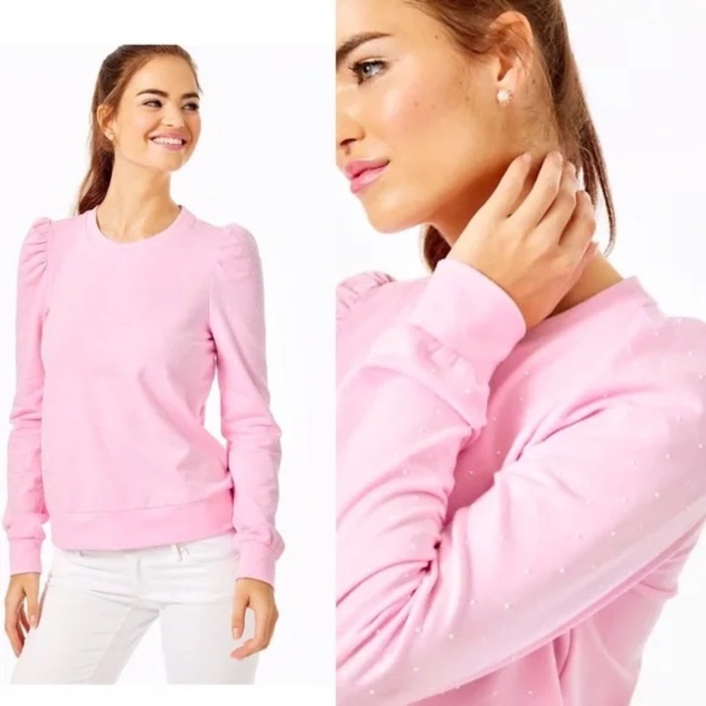 Lilly Pulitzer Jansen Pearl Sweatshirt